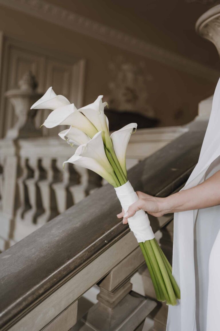 Detail Foto Hochzeit Blumenstrauß
